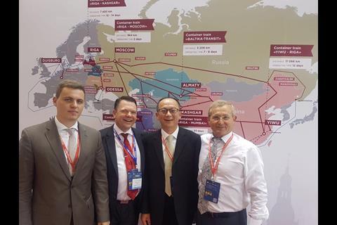Latvia’s LDz Loģistika and German logistics company RTSB have agreed to co-operate to transport containers from China to Scandinavia and the UK via the Port of Riga.